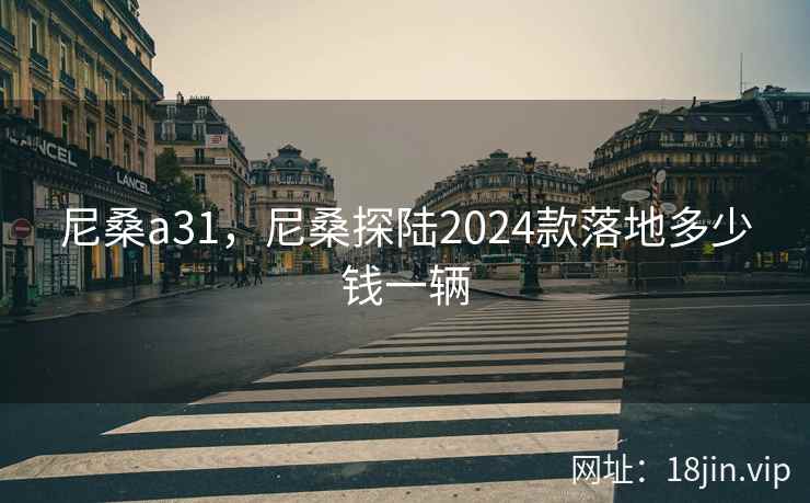 尼桑a31，尼桑探陆2024款落地多少钱一辆